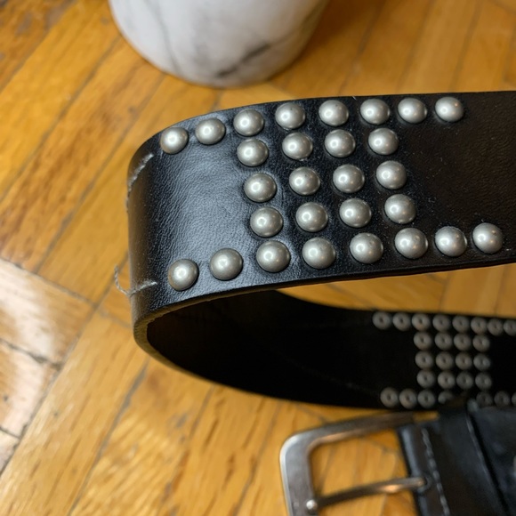 Faux Leather Studded Kids Belt - Picture 5 of 7